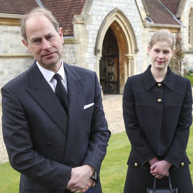 Lady Louise y su padre, el príncipe Eduardo de Wessex