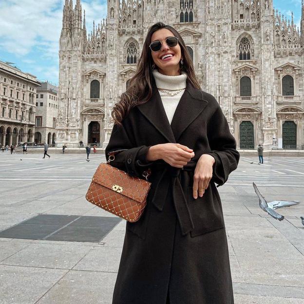 Pedir prestado estante saltar Estos abrigos marrón chocolate de H&M que parecen de lujo son los más  elegantes porque tienen el corte y estilo favoritos de las influencers |  Mujer Hoy