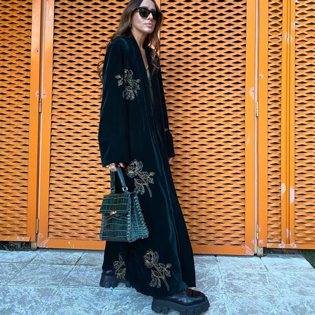 Kimono con botas es el look con el que vas a sorprender a todos este invierno