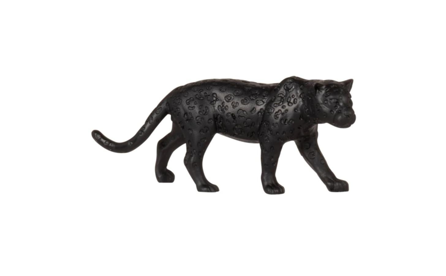 Figura de leopardo negra Sherka