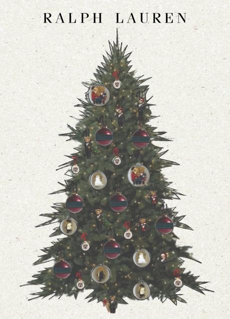 Árbol de Navidad solidario diseñado por Ralph Lauren para Solidarity Xmas Tree