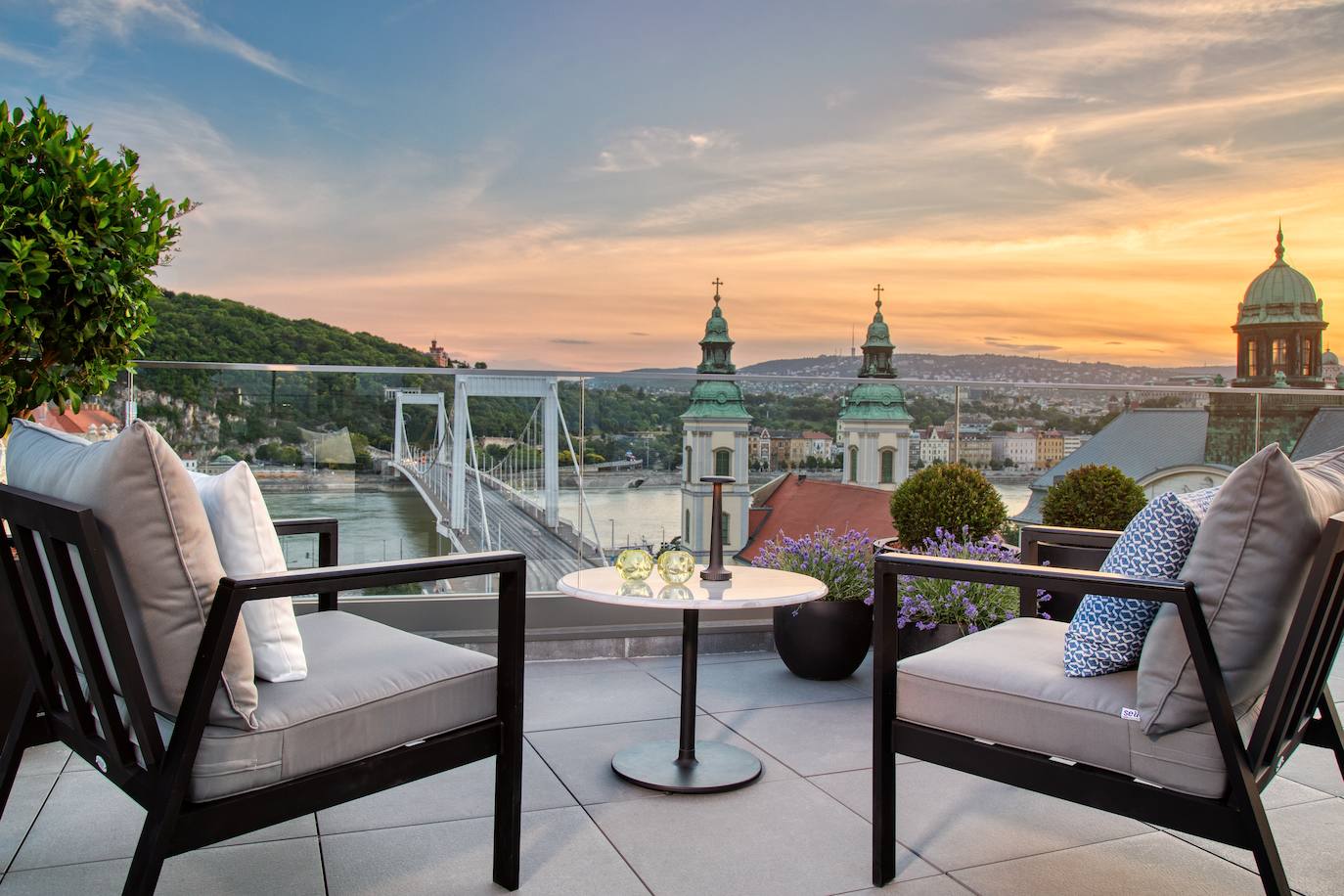 Centenario y chic, el hotel Matild Palace está protegido por la UNESCO.