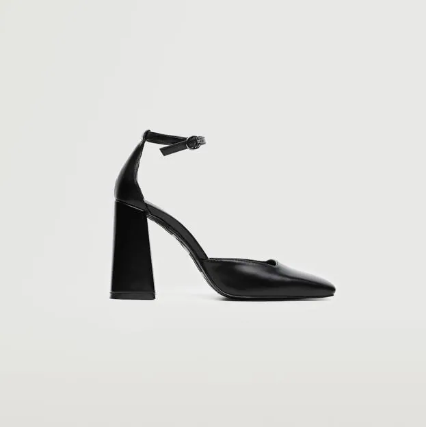 Espectacular Zapato Negro De Diseño Hermoso Para Mujer 