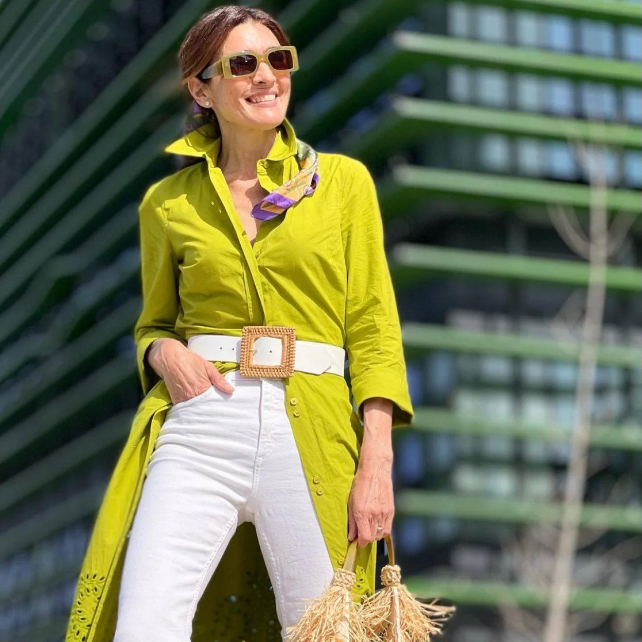 Acorazado Agencia de viajes Punto muerto Este es el truco de estilo para llevar los pantalones blancos en un look  favorecedor que rejuvenece a los 50 | Mujer Hoy