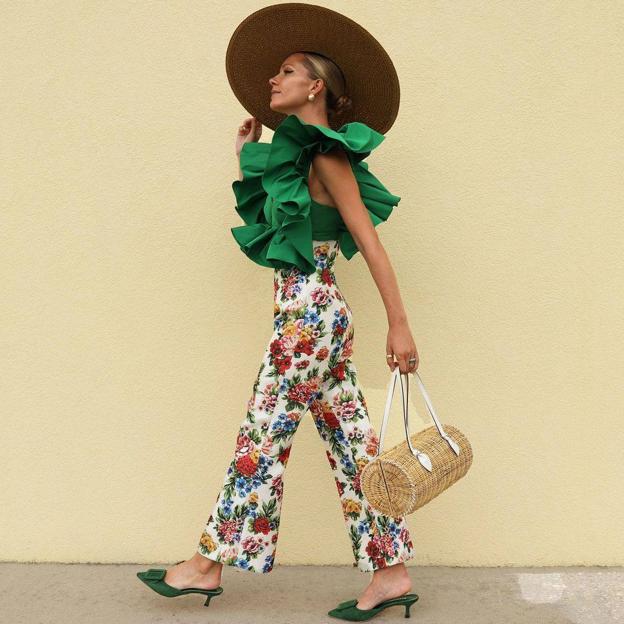 Necesitas estos bonitos pantalones de flores low cost que sientan de maravilla, el look y combinan con todo | Mujer Hoy