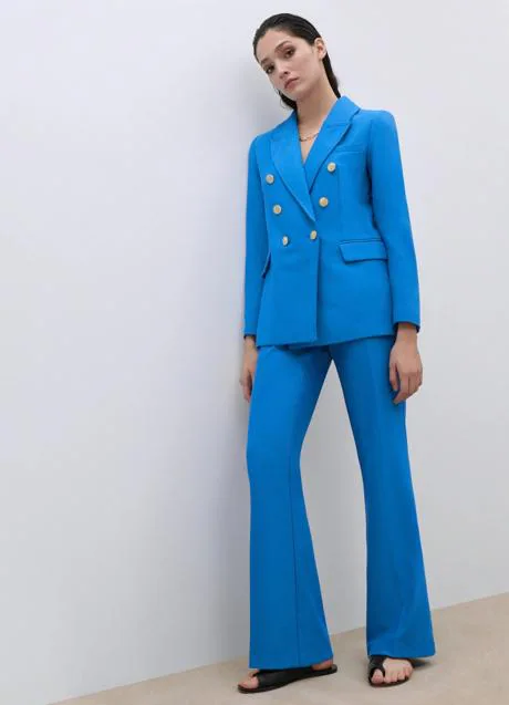 Lamer Dos grados caja Flechazo por el traje azul tendencia de El Corte Inglés que está rebajado y  que es ideal para todas las ocasiones | Mujer Hoy