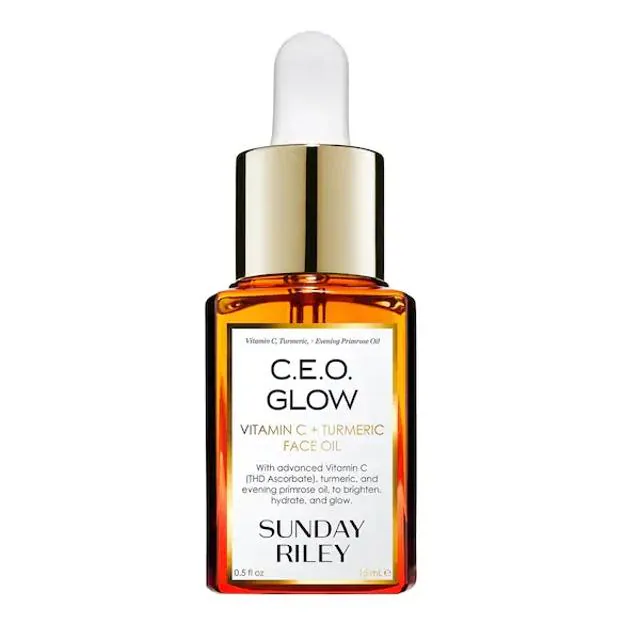  DERMA-E Aceite facial con vitamina C Glow – Aceite facial al  instante nutre, ilumina e ilumina para un brillo radiante – Aceite de  brillo extremo para la cara con cúrcuma, espino