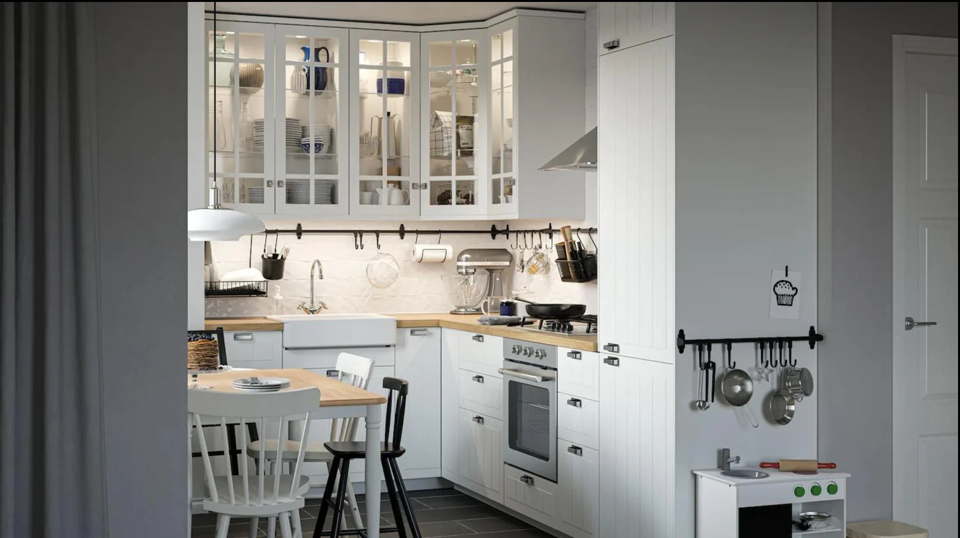 Ideas para ahorrar espacio en la cocina - IKEA