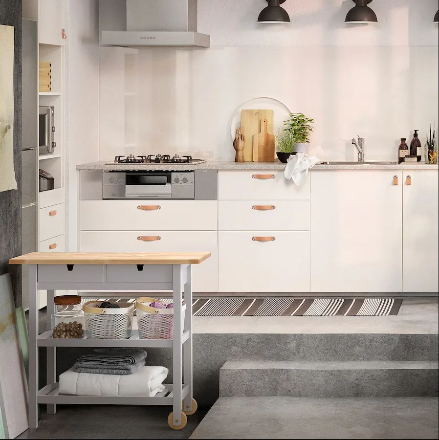 Anotar digerir pecado Los mejores muebles auxiliares de IKEA perfectos para cocinas pequeñas |  Mujer Hoy