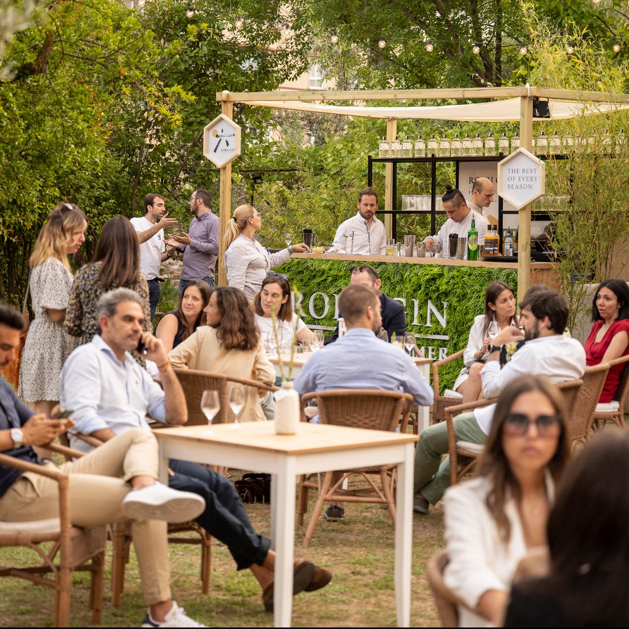 Terraza de El jardín secreto de la Fundación El Olivar de Castillejo./d.r.