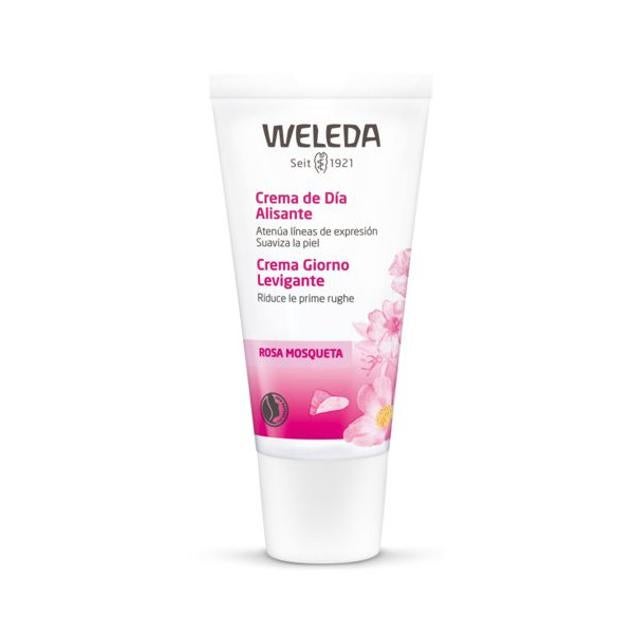 Rosa mosqueta crema de día alisante de Weleda