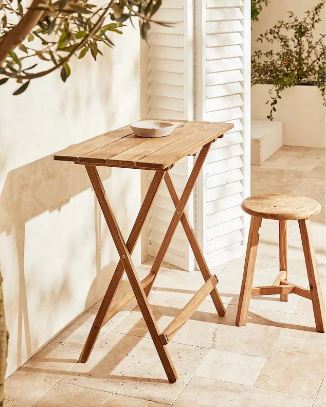 Los conjuntos de sillas y mesa plegables para terrazas pequeñas más  bonitos, baratos y prácticos de Zara Home, El Corte Inglés, IKEA