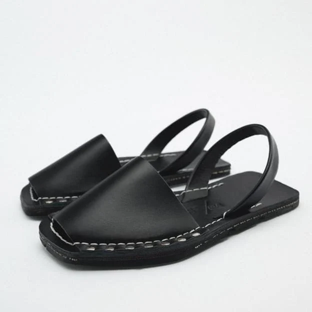 Las menorquinas de Zara disponibles tres colores que a a las sandalias planas como calzado cómodo del verano | Mujer Hoy