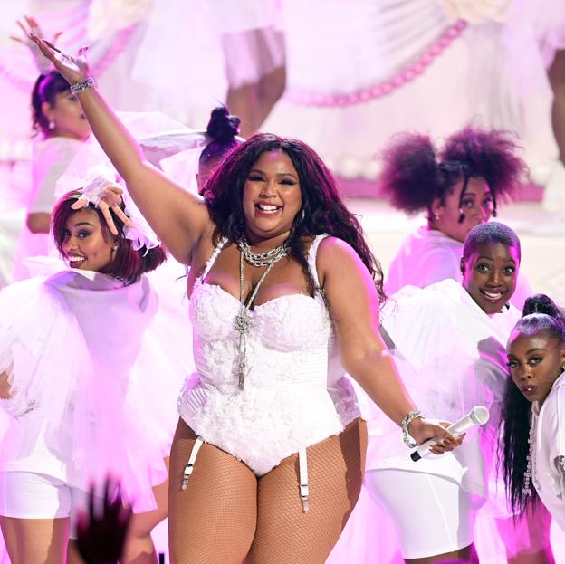 La cantante Lizzo, durante una actuación.