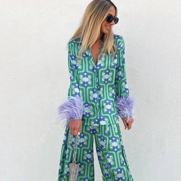 Los total looks pijameros más elegantes del low cost que te harán ir de 10 en verano sin esfuerzo