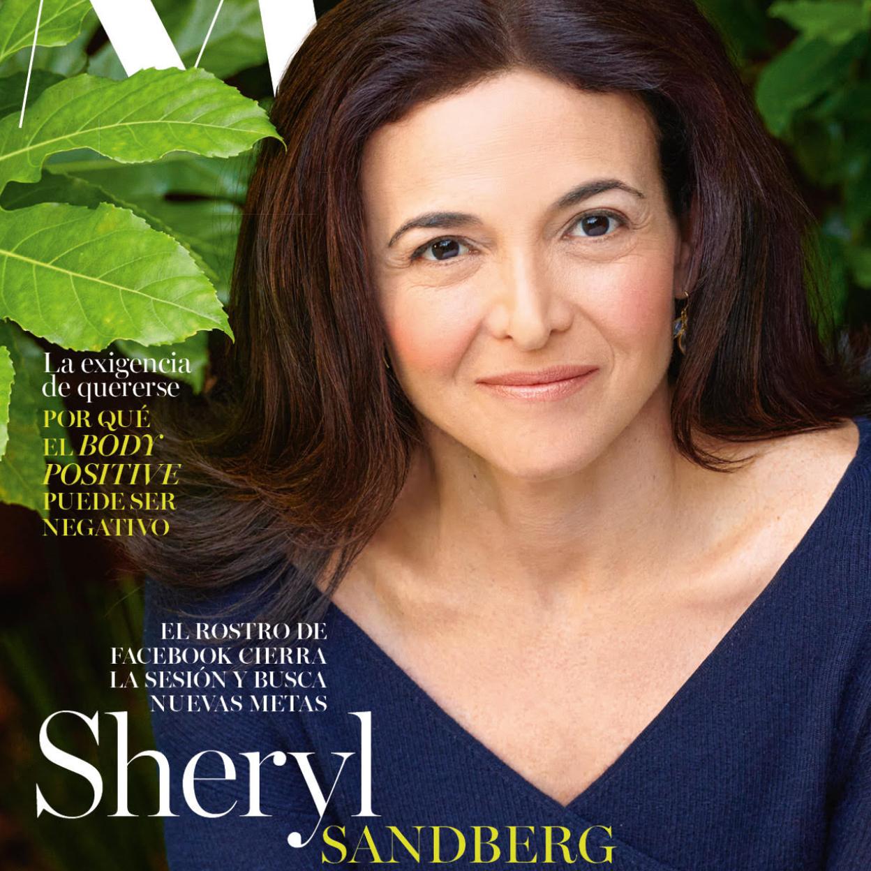 Sheryl Sandberg, portada del número 1213 de la revista Mujerhoy./DR