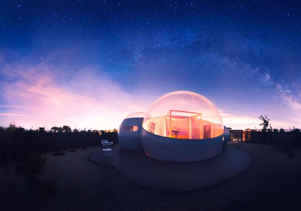 Dormir bajo las estrellas: 6 hoteles burbuja para disfrutar de las Perseidas en agosto