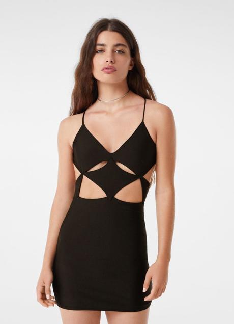 Mini vestido negro de BErshka