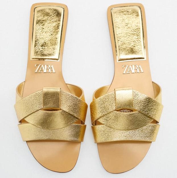 Las sandalias de Zara de Virginia Troconis.