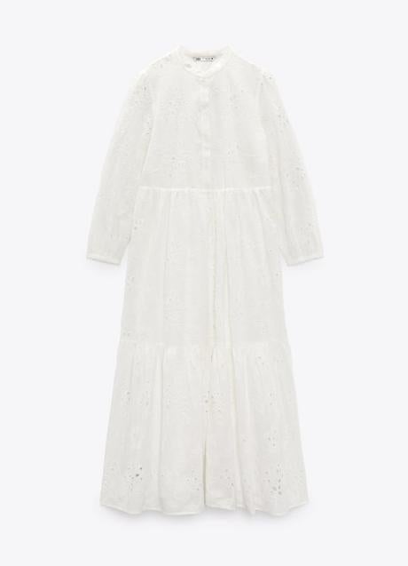 El vestido blanco de Zara.