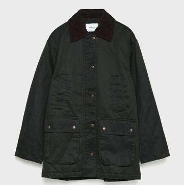 La nueva chaqueta asequible de Stradivarius al estilo Barbour