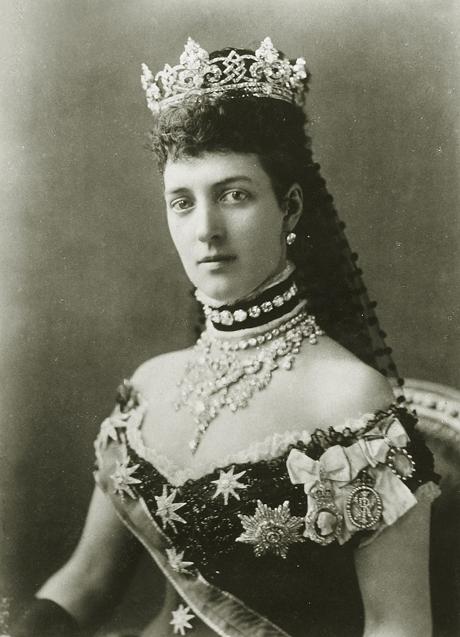 Alejandra, princesa de Gales, en mayo de 1881. / 