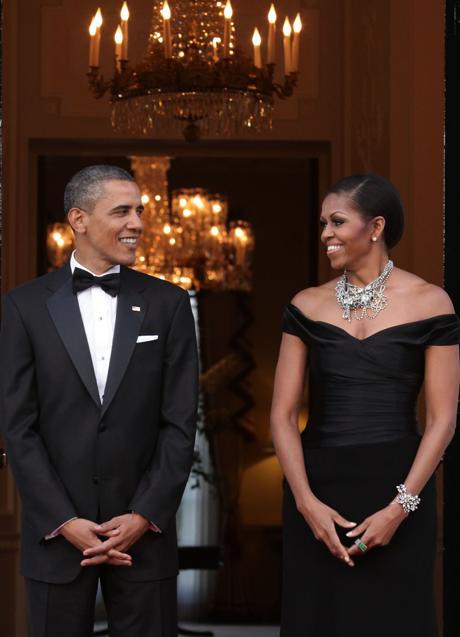 Barack y Michelle Obama, durante un viaje oficial a Londres en 2011 (Foto: GETTY IMAGES).