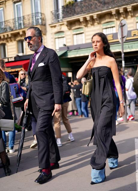 Jaime de Marichalar y Victoria Federica acudieron juntos al desfile de Giambattista Valle en París, el pasado septiembre. (Foto: GTRES)