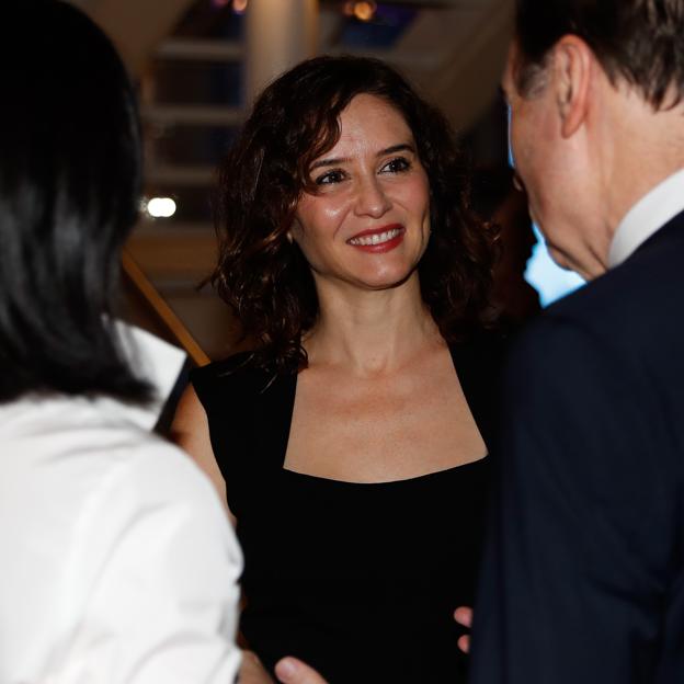 Isabel Díaz Ayuso durante la gala de premios.