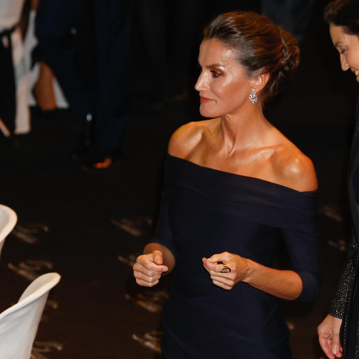 La reina Letizia durante los premios Macael./gtres