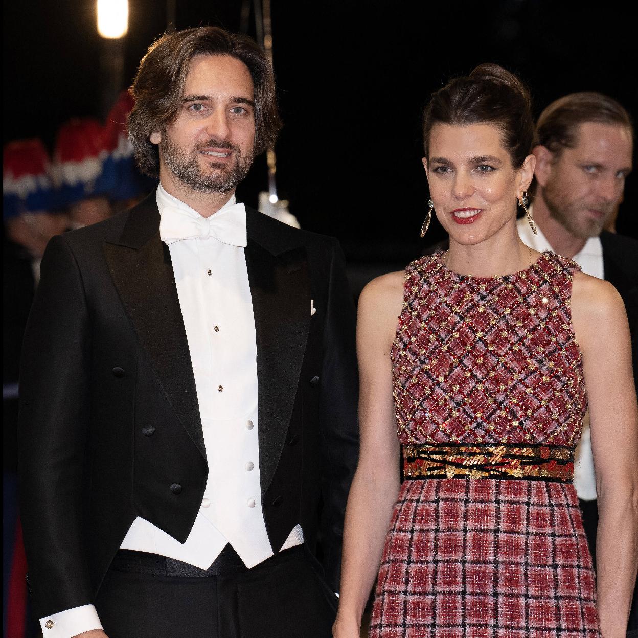 Carlota Casiraghi y su marido, Dimitri Rassam, en Mónaco este fin de semana./gtres