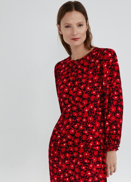 Vestido estampado de Woman, 89,99€.