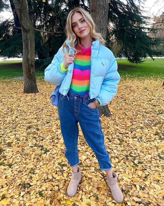 Los looks con las botas Ugg: Chiara Ferragni