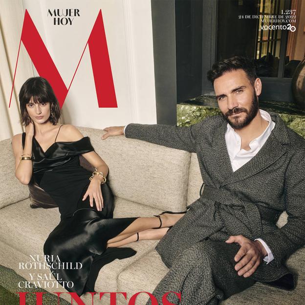 Nuria Rothschild y Saúl Craviotto, protagonistas de la portada de Mujerhoy.