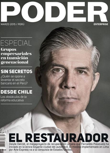 Fernando Palazuelo, protagonista de la portada de la revista Poder en Perú (marzo 2015).