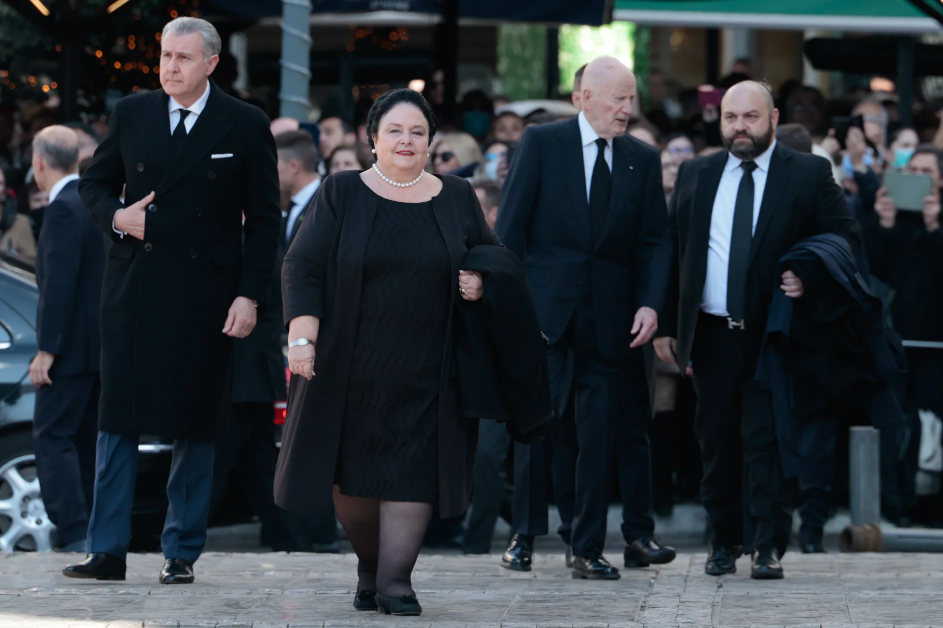 Invitados en el funeral de Constantino de Grecia: María Románova