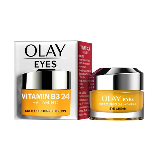 Crema de ojos con Vitamina C de Olay.