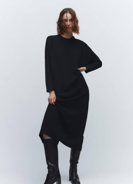 Vestido negro oversize