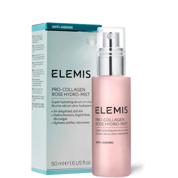 Bruma facial con colágeno de Elemis (40,60 euros).