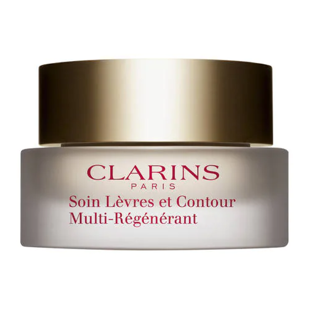 Bálsamo Antiarrugas Labios Y Contorno de Clarins.