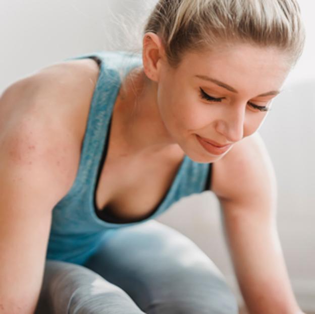 Mujer haciendo ejercicio