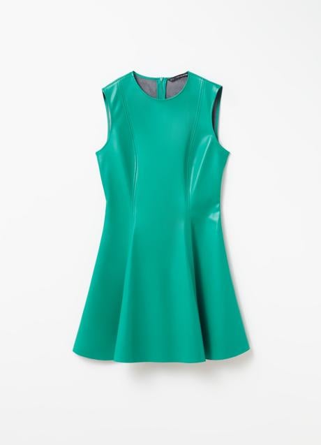 Vestido de polipiel, 39,99€,