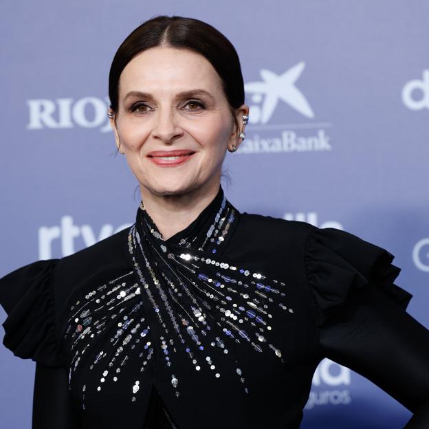 Juliette Binoche en los premios Goya.