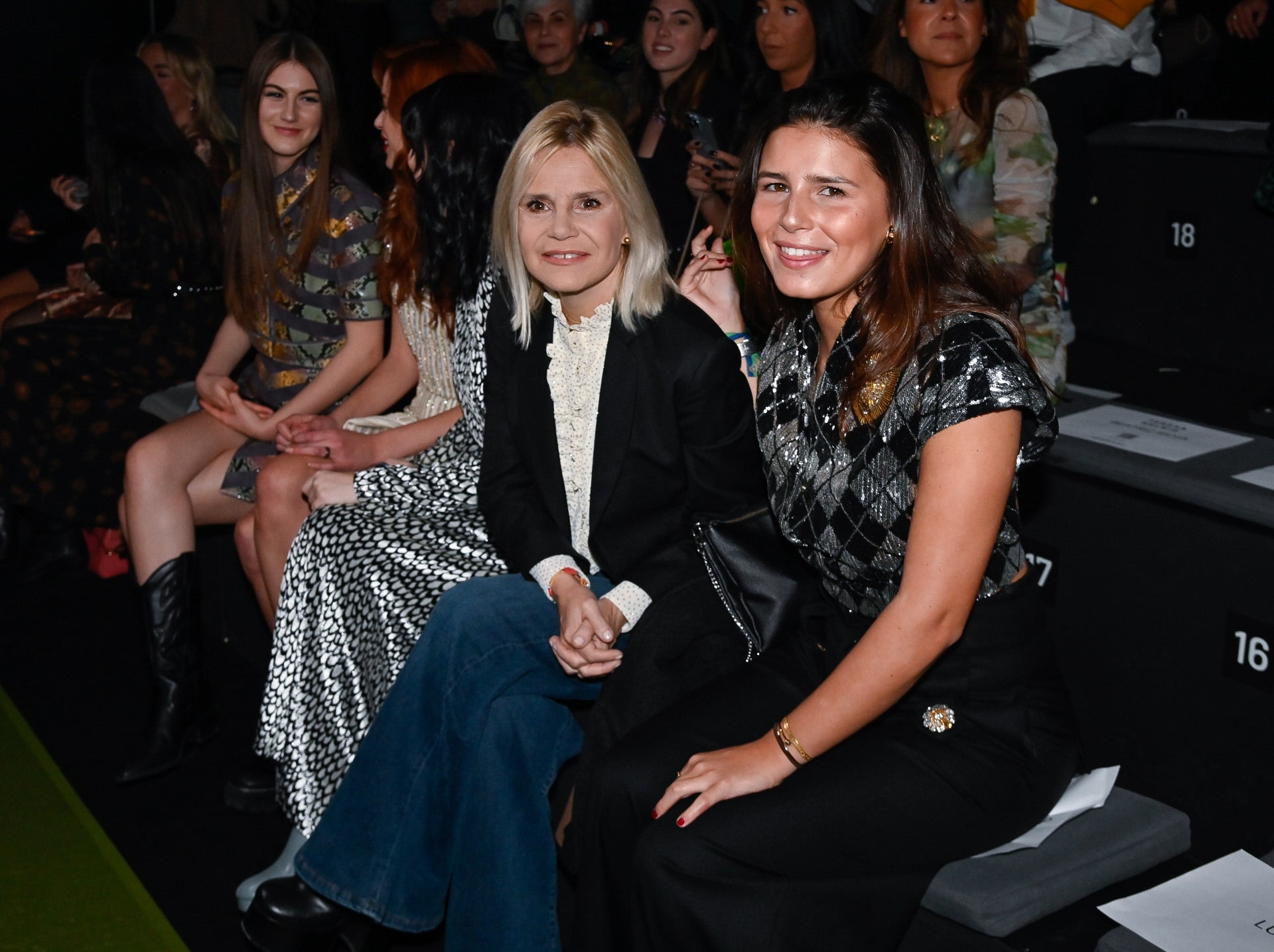 Eugenia Martínez de Irujo en el desfile de Teresa Helbig.