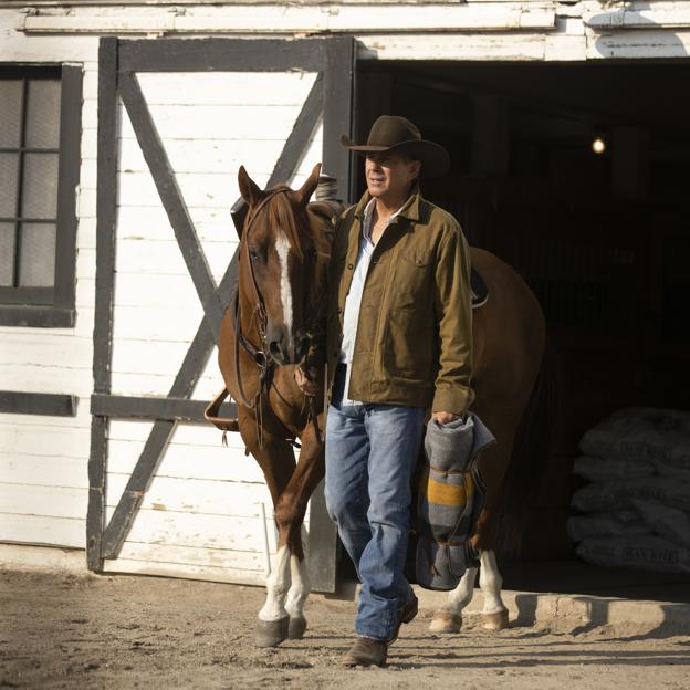 Kevin Costner en una imagen de Yellowstone.