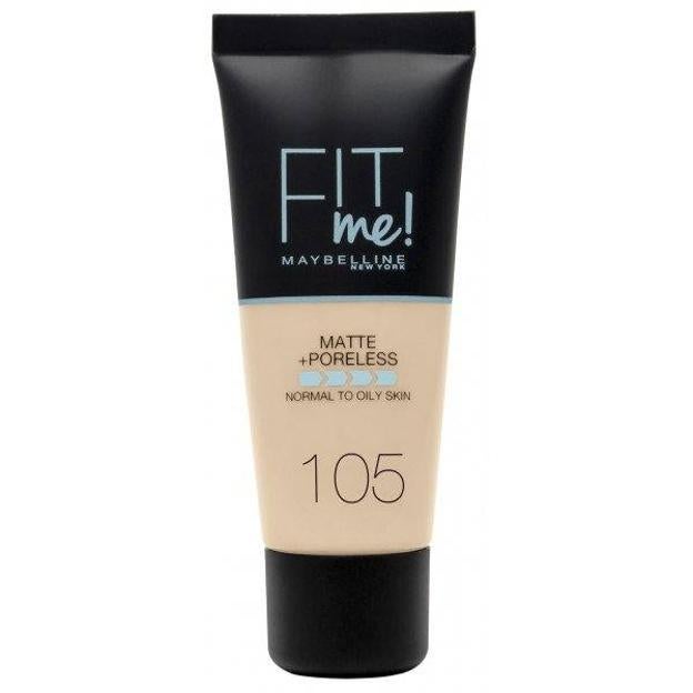 Fit Me Matte +Poreless Foundation de Maybelline New York