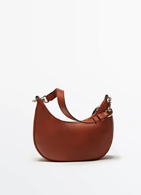 Bolso de piel de Massimo Dutti (79,99 euros)