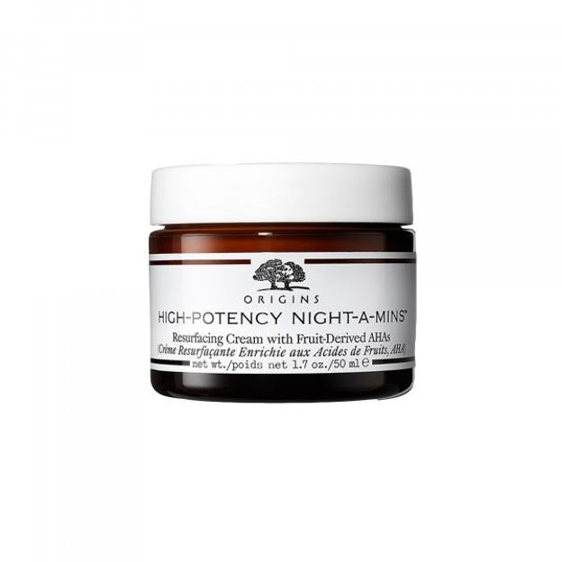 Crema hidratante y peeling de noche de Origins (49 euros).