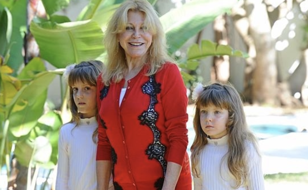 Carmen Thyssen y sus hijas Albina y Carmen. 