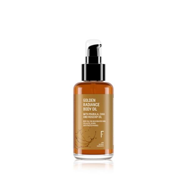 Aceite corporal Golden Radiance Body Oil de Freshly Cosmetics.